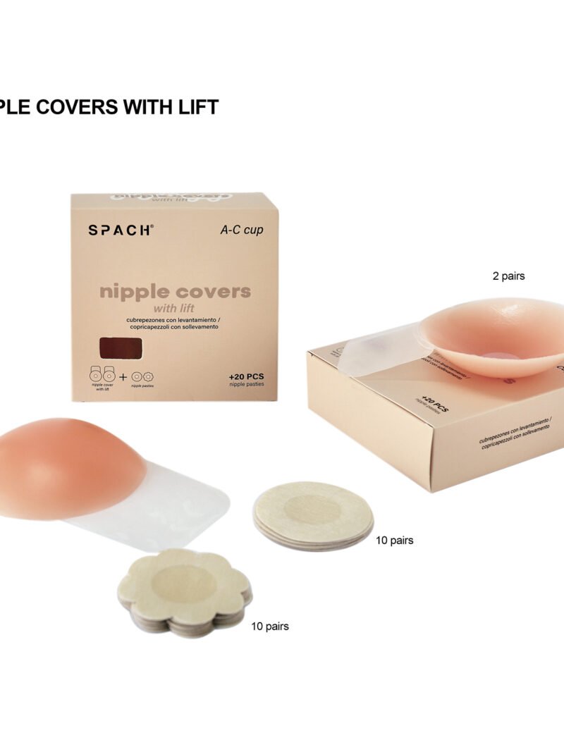 2 pares cubrepezones con lift + 20 pasties